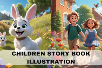 illustrate children story book illustration children illustration and kid story