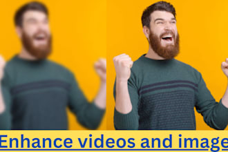 enhance video upscale image fix blurry photo upscale videos sharpen image