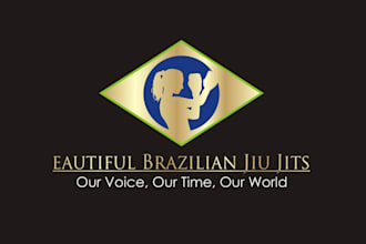 design female martial artist logo