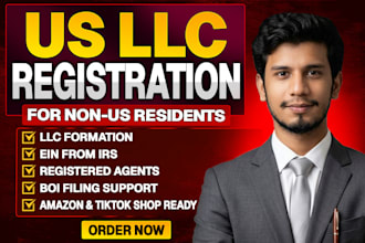 register your US llc and get ein for you