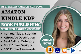 format, publish and promote your book on amazon KDP amazon kdp book publishing