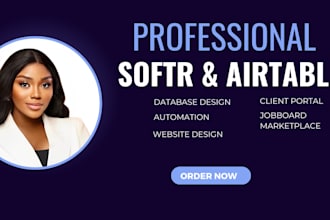 setup airtable database softr webapp design airtable automation