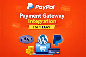 do paypal payment gateway integration withing 1 day