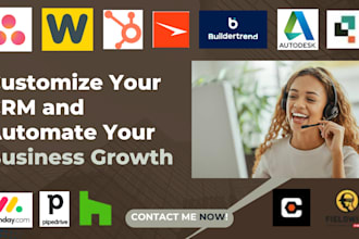 do custom CRM setup and automation for your business growth