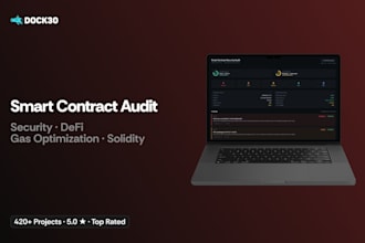 audit your smart contract or defi protocol for security vulnerabilities