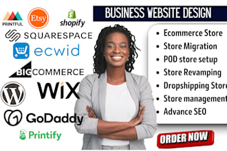 stan store ecwid bigcommerce wix squarespace shopify godaddy printful printify