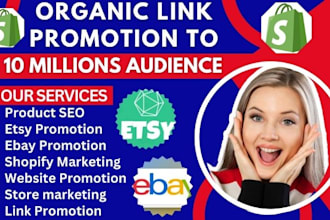 promote and market your business website link ebay etsy store product visibility
