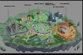 create fantasy city 4k maps,minecraft map,battlemap for dnd campaign in 4k, rpg