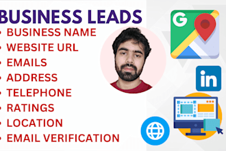 do google maps scraping, leads generation, emails extraction