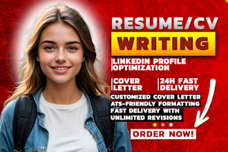 write a professional resume and optimize your linkedin profile