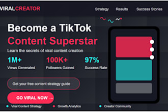 design wordpress landing page lead capture page website with divi