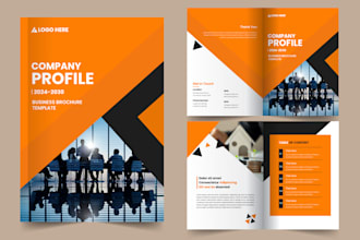 design company profile, brochure, business proposal, annual report, booklet