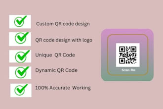 create a professional qr code design with your logo
