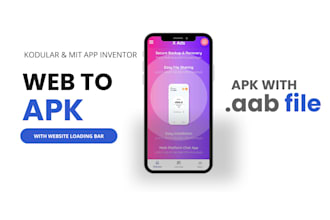 create website to apk app