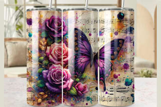 do quick sublimation tumbler wrap designs