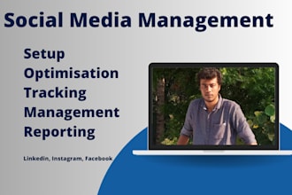 be your social media manager, outreaching, appointment setting