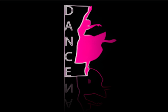 design unique tango rock gymnastic and dance logo