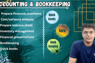 provide professional bookkeeping, accounting services in intuit quickbook