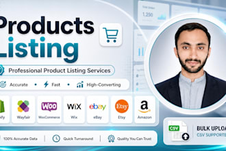 do bulk import and export products on shopify, ebay, woocommerce