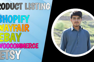 bulk import and export products on shopify, woocommerce, etsy, ebay,wayfair,wix