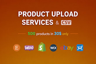 do bulk import and export products on shopify, ebay, woocommerce