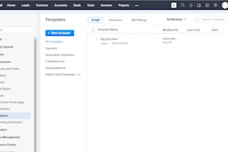 be ur zoho templates expert,email templates,invoice template