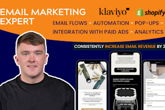 setup high converting klaviyo email marketing flows for your shopify store