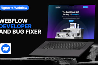 update or fix webflow website, convert figma to webflow