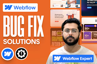 update or bug fix webflow website, convert figma to webflow