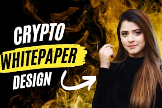 write and design crypto white paper