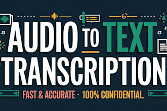 accurate audio to text transcription service in 24 hours