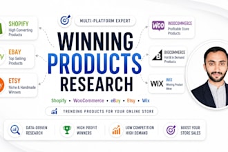 scrape products, import products to shopify, ebay,