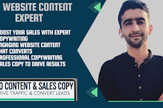 deliver SEO optimized website content and sales copywritring