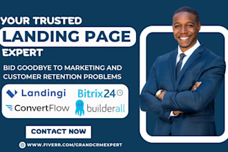 design landingi builderall bitrix24 ontraport convertflow drop funnel sales page