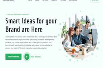 create landing page for your business
