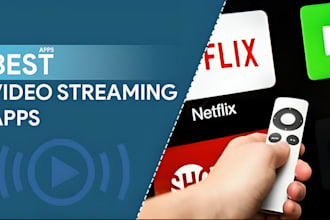 develop live streaming app, video streaming app, music streaming app,  iptv app