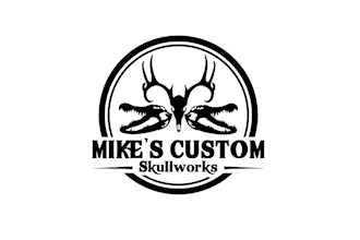 create wonderful eye catchy skull logo with text with any file