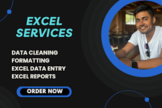 clean, format excel data and make reports