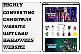 build christmas shopify store gift card store halloween shopify store christmas