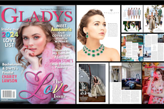 design professional magazine, catalog, newsletter, booklet, lookbook, flyers
