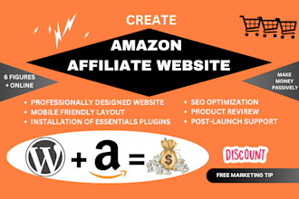 design amazon affiliate website clickbank affiliate program