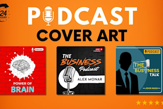 do podcast cover artwork and podcast logo design professionally