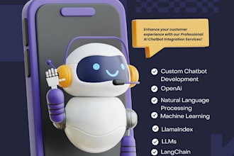 build ai chatbot, nlp, ml, llm, chatgpt, rag, langchain and ai models