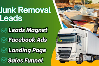 junk removal leads junk removal landing page hauling leads trash leads