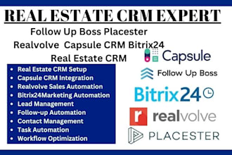 setup follow up boss placester realvolve bitrix24 brevo real estate crm workflow