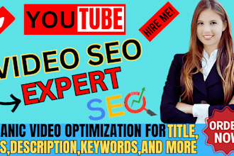 do best youtube video SEO expert optimization and channel growth manager
