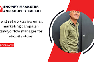 set up klaviyo email marketing campaign klaviyo flow manager for shopify store