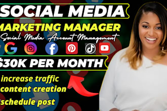 grow your social media marketing content creator and social media manager