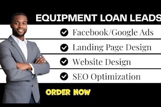equipment loan leads business loan leads mca leads equipment loan website