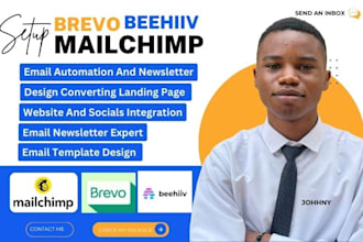setup beehiiv newsletter beehiiv landing page brevo automation mailchimp